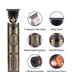 Professional Electric Hair Clipper for Men,T Blade Beard trimmer.